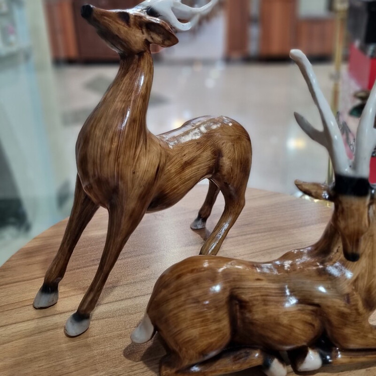 گوزن جفتی طرح احساس رنگ چوب کد ۱۱