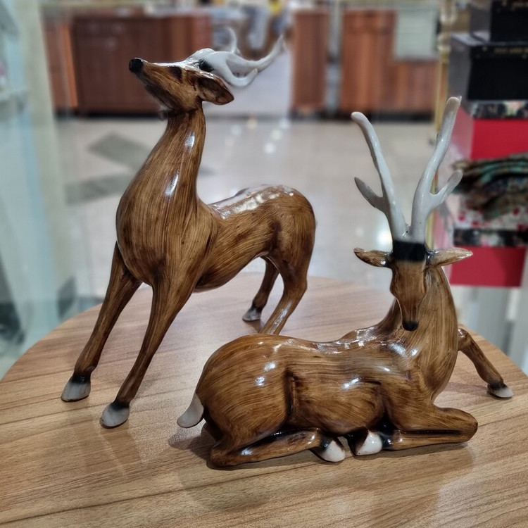 گوزن جفتی طرح احساس رنگ چوب کد ۱۱