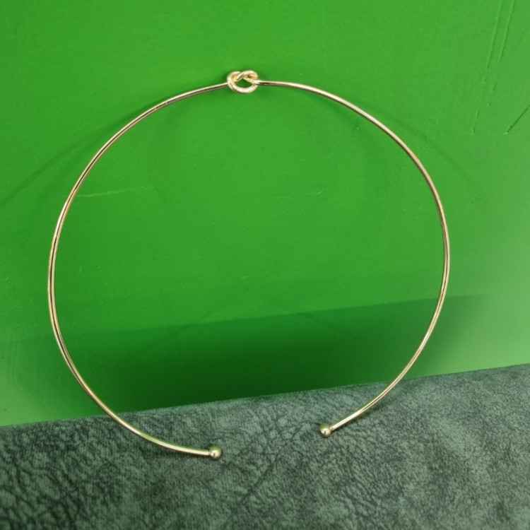 طوق طرح گره طلایی کد 905