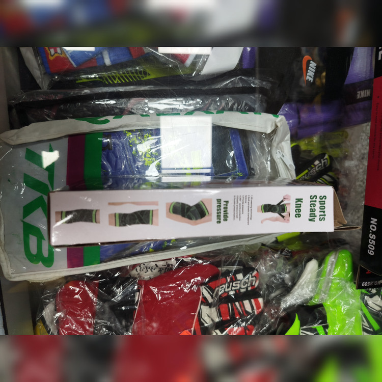 زانو بند طبی مشکی سبز c29040