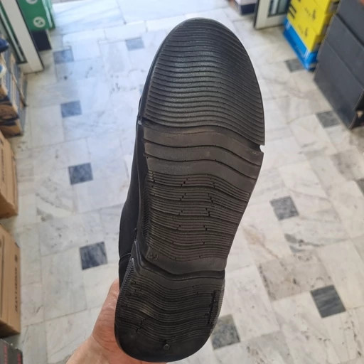 کفش تنظیم بندی گیره ای مشکی کد DA106