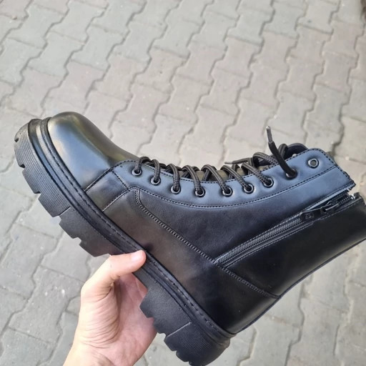پوتین مشکی برشک کد DA1027 مقاوم و شیک