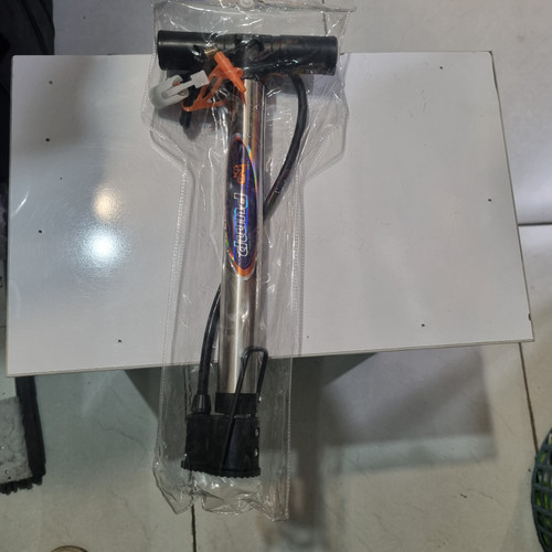 تلمبه سهکاره دستی کد CB1013 مناسب دوچرخه، موتور و انواع توپ (فوتبال، والیبال، پیلاتس)