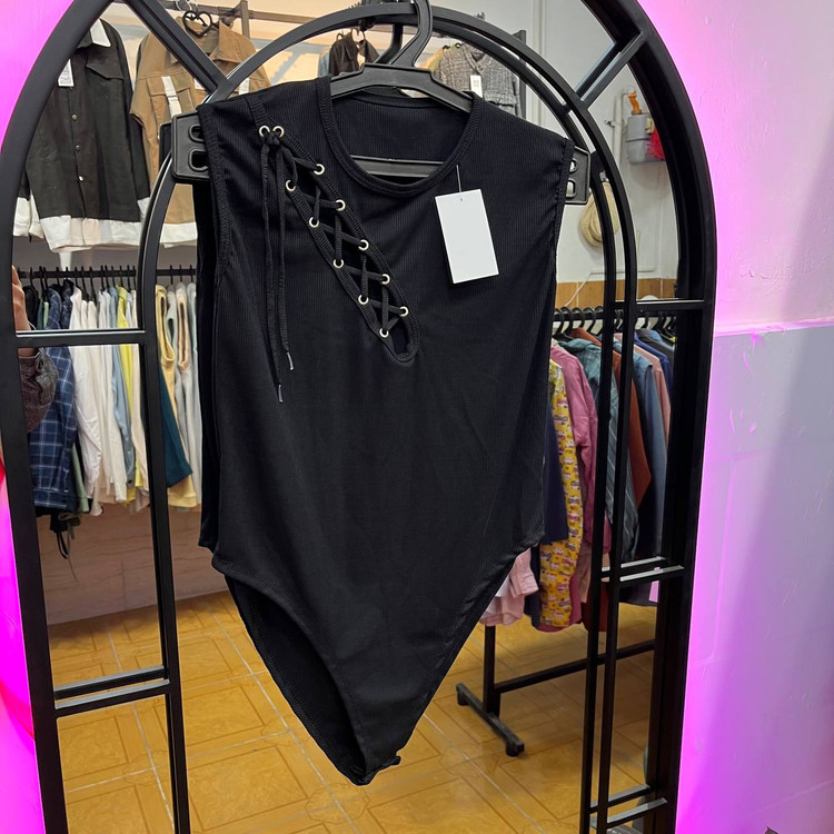 بادی زنانه کبریتی مدل MN1021 طرح بندینما (سایز ۳۸ تا ۴۲)