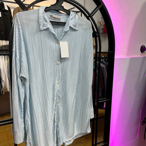 مانتو پلیسهای دکمهای جلو باز مدل MN1024 (سایز ۳۸ تا ۵۰)