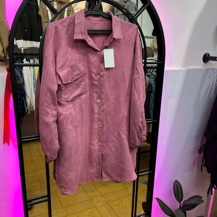 مانتو سوئیت دکمهای جلو باز مدل MN1029 (سایز ۴۰ تا ۴۸)