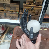 آویز جواهرات دکوری دست چراغدار با سنگ نمک مدل CN109