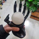 آویز جواهرات دکوری دست چراغدار با سنگ نمک مدل CN109