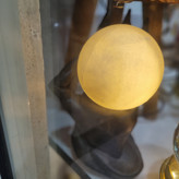 آویز جواهرات دکوری دست چراغدار با سنگ نمک مدل CN109