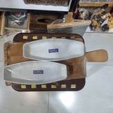 ست اردورخوری سرامیکی پایه چوبی آرکیلا مدل CN1010