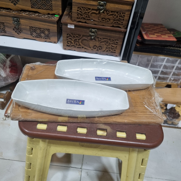 ست اردورخوری سرامیکی پایه چوبی آرکیلا مدل CN1010