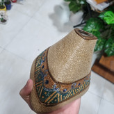 گلدان سفالی مثلثی دستساز علیشاه مدل CN1011