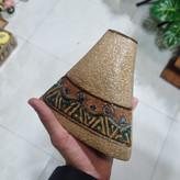 گلدان سفالی مثلثی دستساز علیشاه مدل CN1011