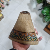 گلدان سفالی مثلثی دستساز علیشاه مدل CN1011