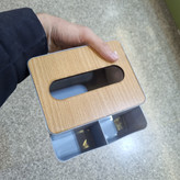 جا دستمالی و جا کنترلی دکوری درب چوبی کد CN1020