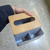 جا دستمالی و جا کنترلی دکوری درب چوبی کد CN1020