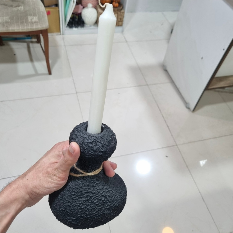 جا شمعی صخره ای همراه شمع کد BM107