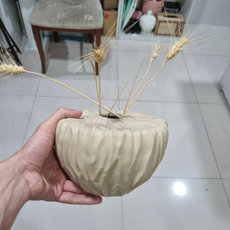 گلدان طرح کاسه ای کد BM103