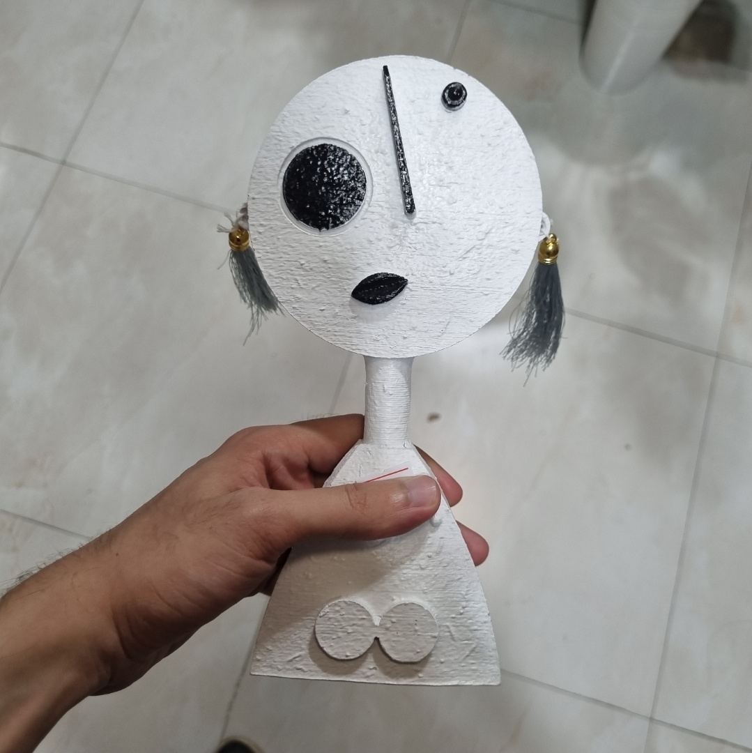 مجسمه آدمک سفید کد BN108