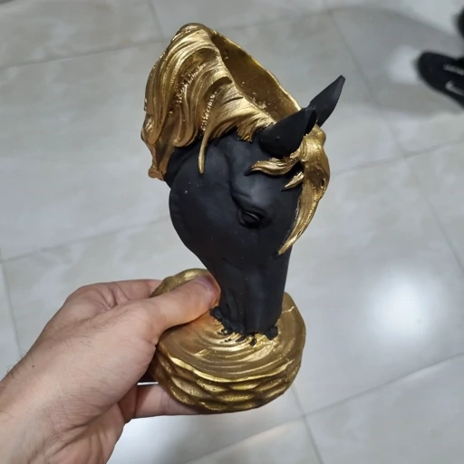 مجسمه و جاقلمی طرح کله اسب کد BN107